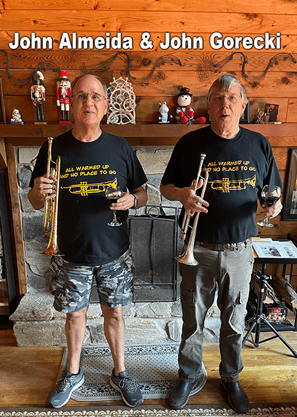 All Warmed Up tee in action